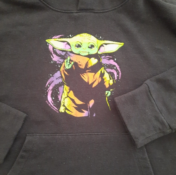 Boys baby yoda hoodie - Picture 3 of 8